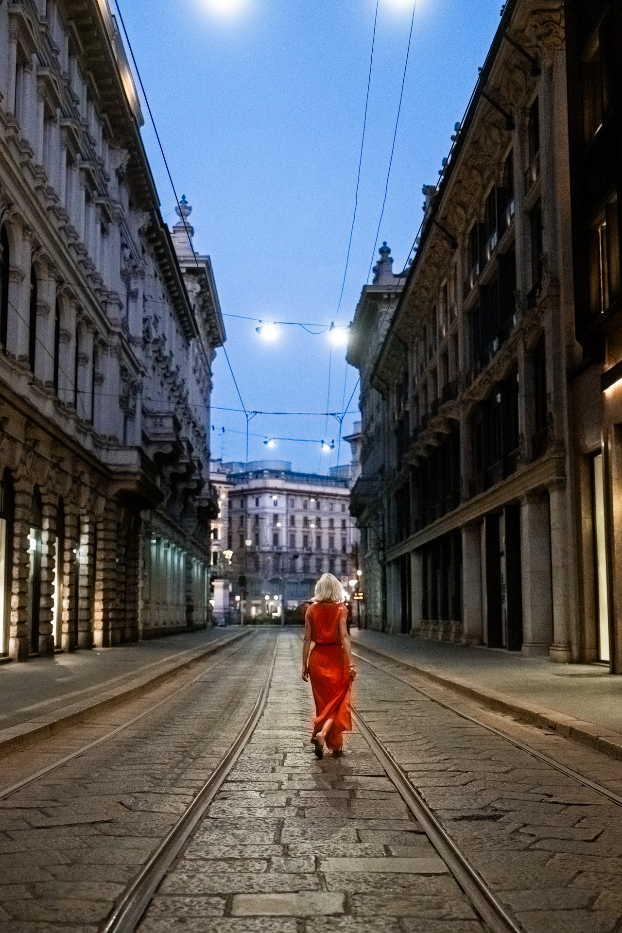 Servizio fotografico in Galleria Vittorio Emanuele, Milano