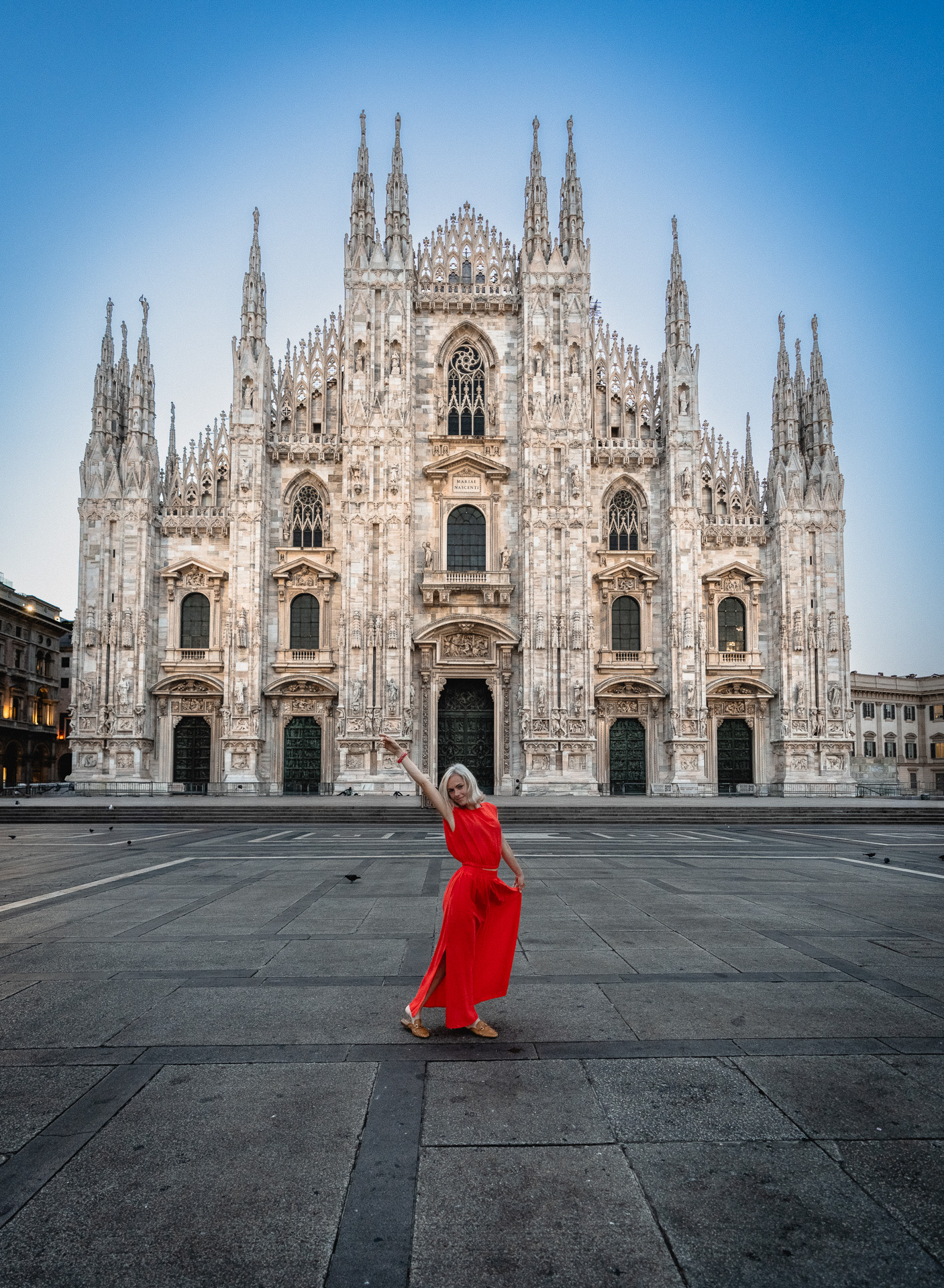 Servizio fotografico in Galleria Vittorio Emanuele, Milano